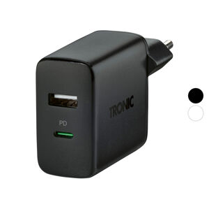 TRONIC® Duální USB nabíječka, 32 W, USB-C PD, US