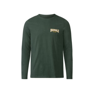 LIVERGY® Pánské triko s dlouhými rukávy (L (52/54), zelená)