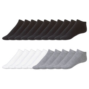 LIVERGY® Pánské nízké ponožky, 10 párů