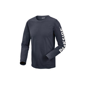 PARKSIDE® Pánské triko s dlouhými rukávy (L (52/54), navy modrá / šedá)