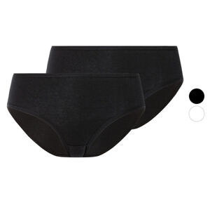 esmara® Dámské kalhotky s BIO bavlnou, 2 kusy