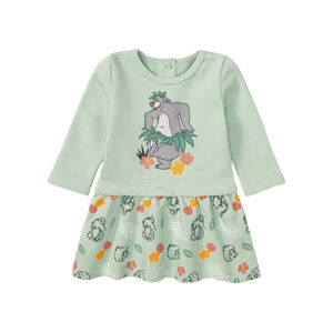 Dívčí mikinové šaty s BIO bavlnou (baby/infant#female#ne, 62/68, zelená)