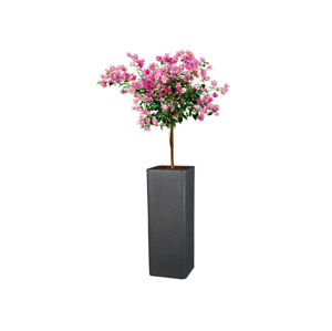 Scheurich Květináč Cube High (výška cca 70 cm, Granit černá)