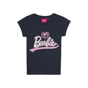 Barbie Dívčí triko (98/104, tmavě modrá)
