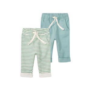 lupilu® Chlapecké kalhoty „Jogger" BIO (baby/infant#male#ne, 86/92, mintová)