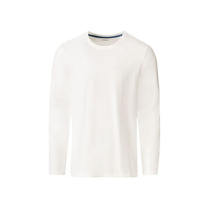 LIVERGY® Pánské triko s dlouhými rukávy (adult#male#ne, XL (56/58), bílá)