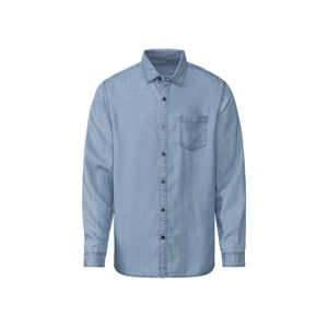LIVERGY® Pánská volnočasová košile (M (39/40), světle modrá)