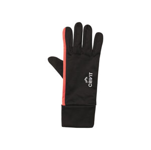CRIVIT Dámské / Pánské funkční rukavice (7, černá/růžová)