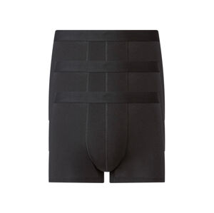 LIVERGY® Pánské boxerky, 3 kusy (7/XL, černá)