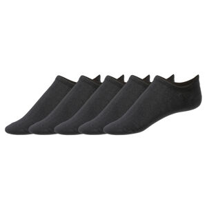 esmara® Dámské nízké ponožky, 5 párů (35/38, černá)