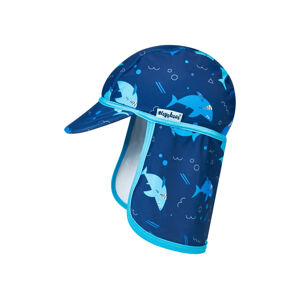 Playshoes Dětská koupací čepice (50-51, žraloci / tmavě modrá)