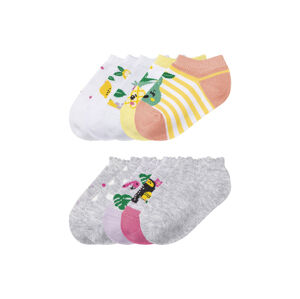 lupilu® Dívčí nízké ponožky s BIO bavlnou, 5 pár