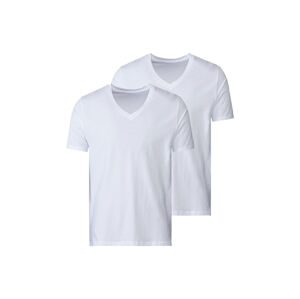 MEXX Pánské spodní triko "Regular Fit", 2 kusy (L, bílá, "V" výstřih)