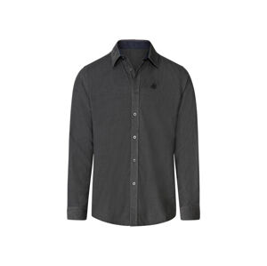 LIVERGY® U. S. Grand Polo Pánská manšestrová košile  (XL (43/44), zelená)