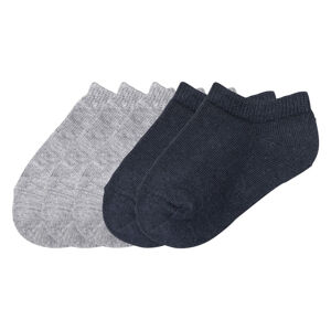 lupilu® Chlapecké nízké ponožky, 5 párů (23/26, šedá / navy modrá)