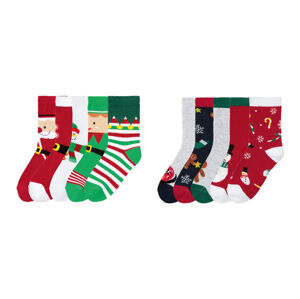 pepperts!® Dětské vánoční ponožky s BIO bavlnou, 5 párů (child 2 years onwards#male)