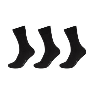 QS by s.Oliver Dámské / Pánské ponožky, 3 páry (43/46, černá)