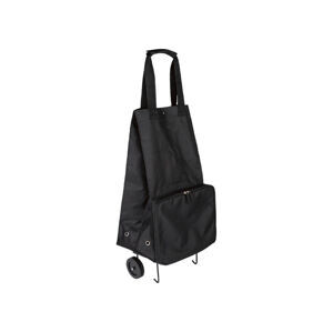 TOPMOVE® Nákupní taška na kolečkách (černá)