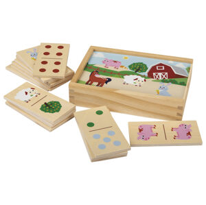 Playtive Dřevěná motorická hra (domino)