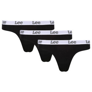 Lee Dámské spodní kalhotky, 3 kusy (M, černá)