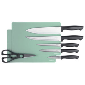 ERNESTO® Sada nožů, 8dílná (sada nožů s nůžkami)