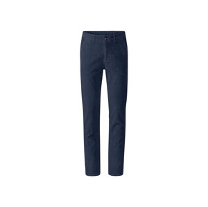 LIVERGY® Pánské manšestrové kalhoty "Slim Fit" (adult#male#ne, 50, navy modrá)