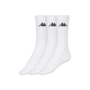 Kappa Dámské / Pánské ponožky, 3 páry (35/38, bílá)