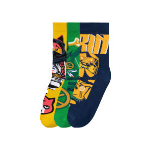 LEGO Dětské ponožky, 3 páry (27/30, Ninjago)