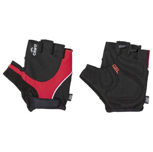 CRIVIT Dámské / Pánské cyklistické rukavice (10, červená/černá)