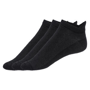 LIVERGY® Pánské nízké ponožky s BIO bavlnou, 3 páry (43/46)