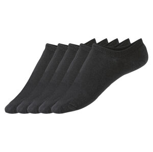 LIVERGY® Pánské nízké ponožky, 5 párů (39/42, černá)