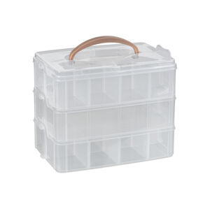 crelando® Box na šicí potřeby (úložný box s držadlem)