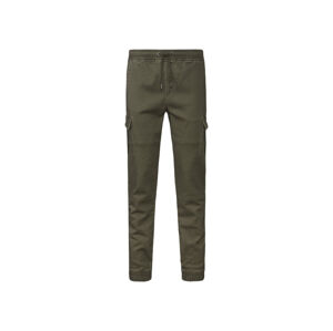 LIVERGY® Pánské cargo kalhoty  (56, olivová)
