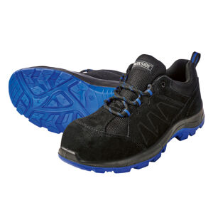 PARKSIDE® Pánská kožená bezpečnostní obuv S3 (41, černá/modrá)
