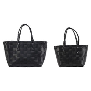 TOPMOVE® Sada nákupních tašek, 2dílná (černá)