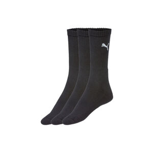 Puma Pánské ponožky, 3 páry (43/46, černá)