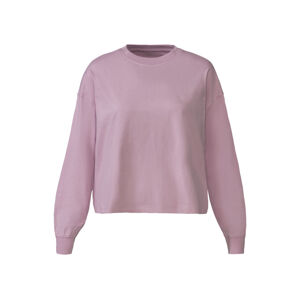 esmara® Dámské triko s dlouhými rukávy (adult#female, L (44/46), světle růžová)