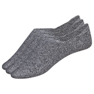 LIVERGY® Pánské nízké ponožky, 3 páry (43/46, navy modrá / šedá / černá)