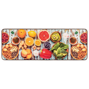 LIVARNO home Koberec do kuchynÄ›, 65 x 180 cm (zelenina/ovoce)
