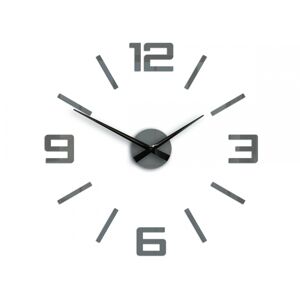 Mazur 3D nalepovací hodiny Reden 60x60 cm šedé