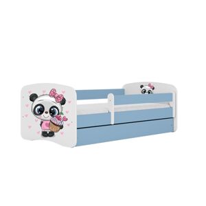Kocot kids Dětská postel Babydreams panda modrá, varianta 80x180, se šuplíky, s matrací
