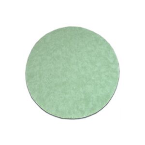 Dywany Lusczow Kulatý koberec SERENADE Graib zelený, velikost kruh 200