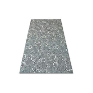 Dywany Lusczow Kusový koberec DROPS Bubbles zelený, velikost 100x400