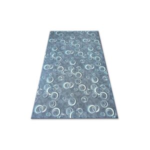 Dywany Lusczow Kusový koberec DROPS Bubbles šedo-modrý, velikost 150x200