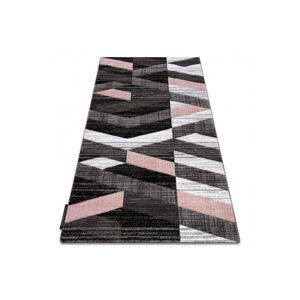 Dywany Lusczow Kusový koberec ALTER Bax pruhy růžový, velikost 80x150