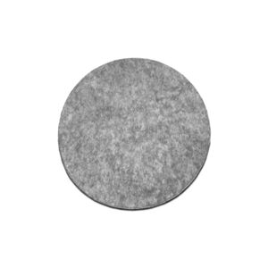 Dywany Lusczow Kulatý koberec SERENADE Graib šedý, velikost kruh 200