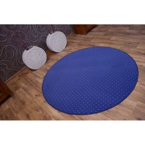 Dywany Lusczow Kulatý koberec AKTUA Breny modrý, velikost kruh 200