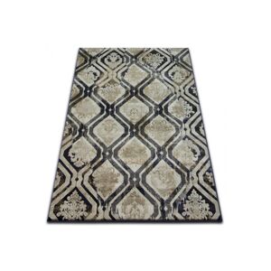 Dywany Lusczow Kusový koberec DROP JASMINE 031 mlha / tmavě modrý, velikost 200x290