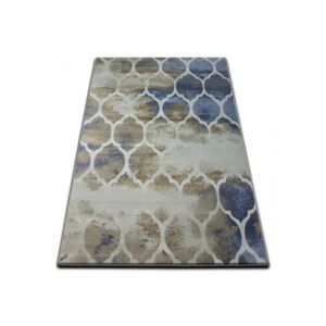 Dywany Lusczow Kusový koberec DROP JASMINE 761 tmavě béžový / světle modrý, velikost 200x290