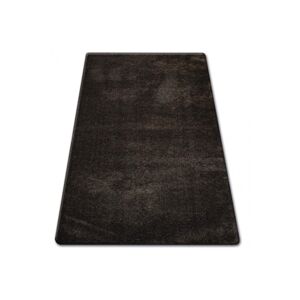 Dywany Lusczow Kusový koberec SHAGGY MICRO hnědý, velikost 180x270